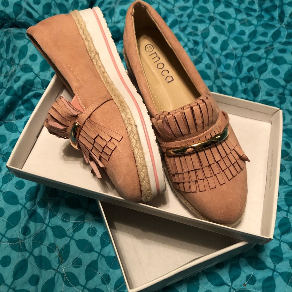 “Moca” brand slip on small platform